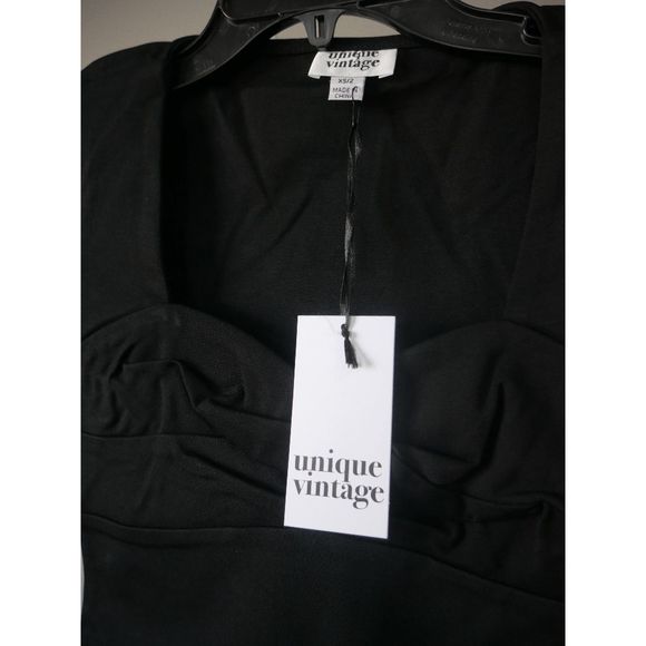 Unique Vintage  Sweetheart Ruthie Top XL - Picture 4 of 4